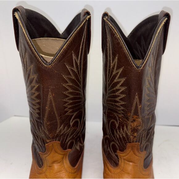 Acme Circle A cowboy boots SZ 10 1/2 D 4512 $$ main image 16